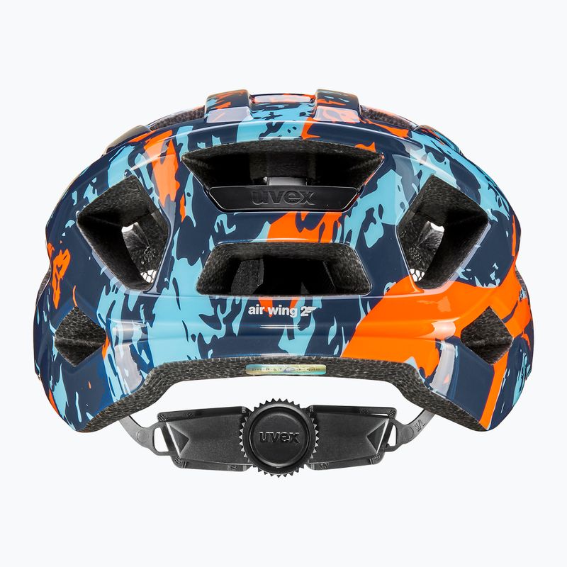 Dětská cyklistická helma UVEX Air Wing 2 papaya/bubble blue 10