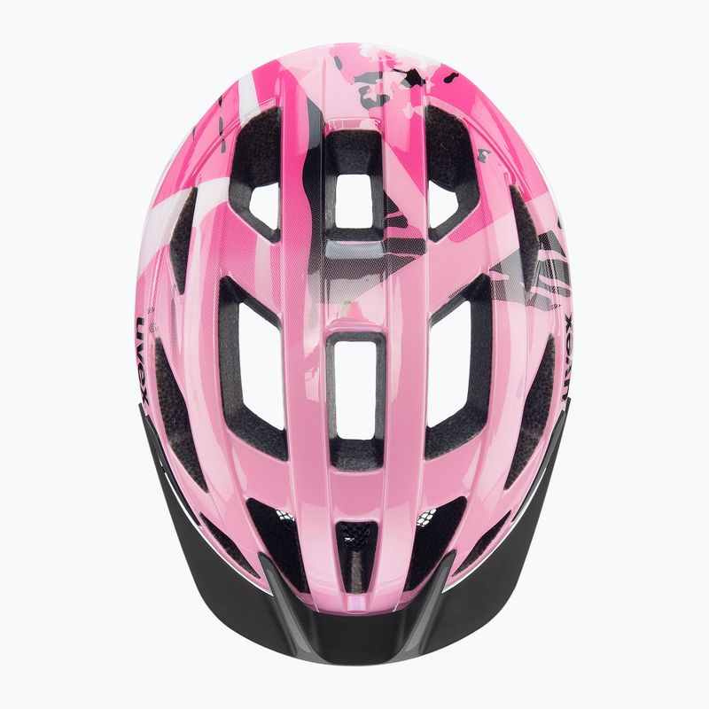 Dětská cyklistická helma UVEX Air Wing 2 strawberry/black 4