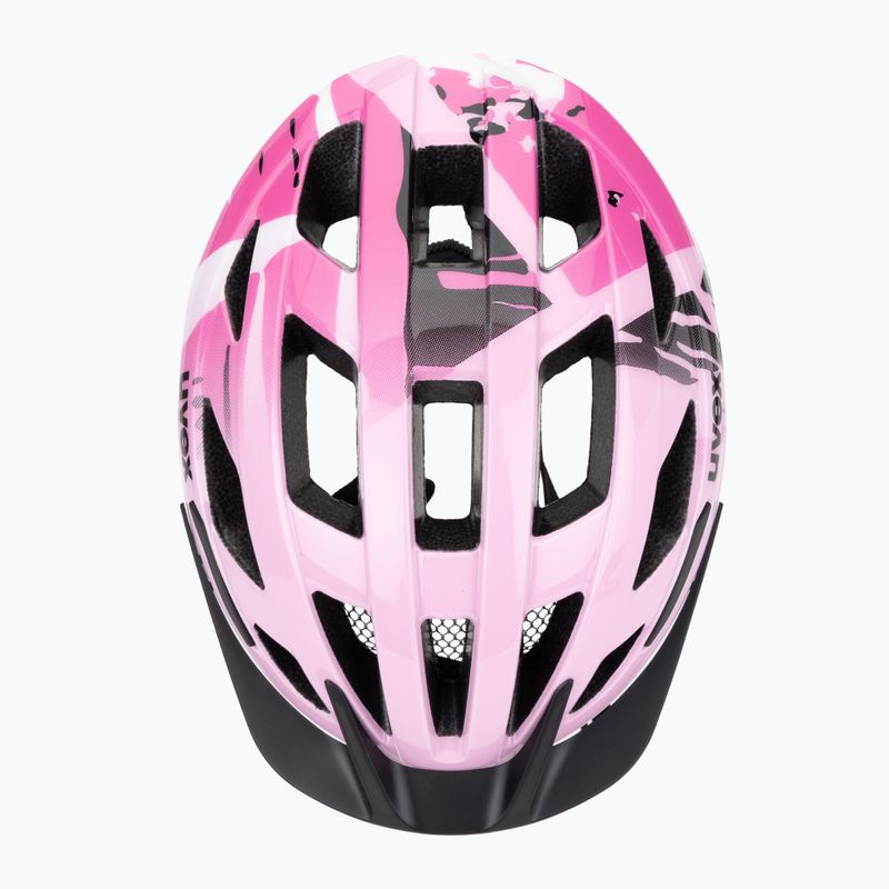 Dětská cyklistická helma UVEX Air Wing 2 strawberry/black 6