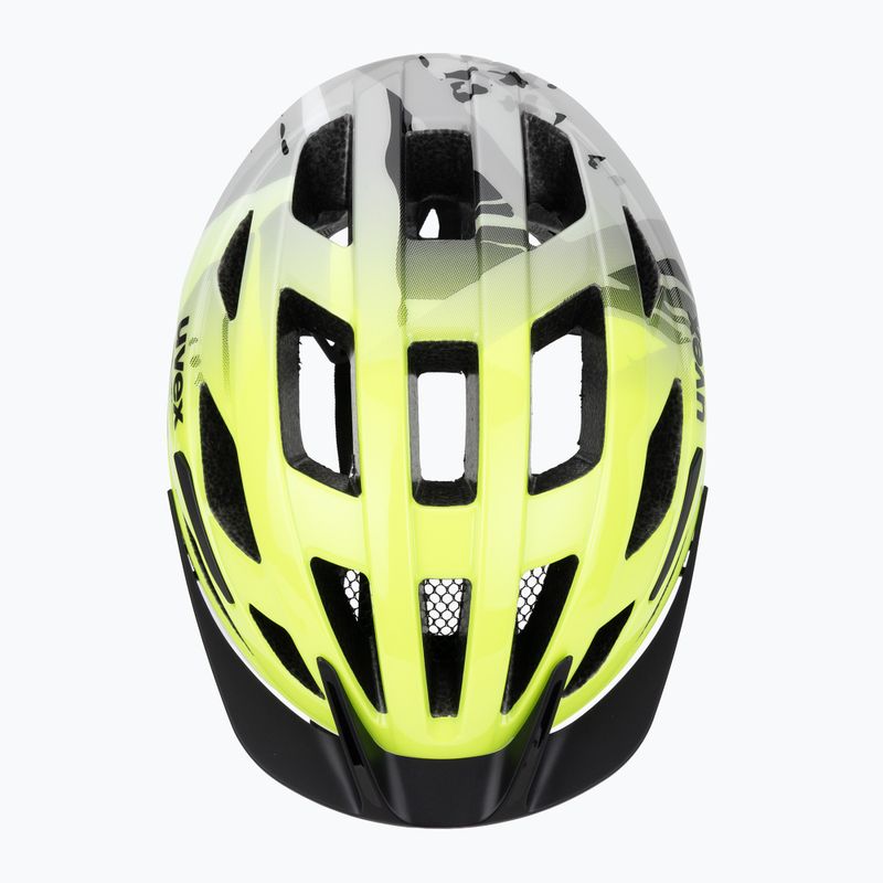 Dětská cyklistická helma UVEX Air Wing 2 neon yellow/black 6