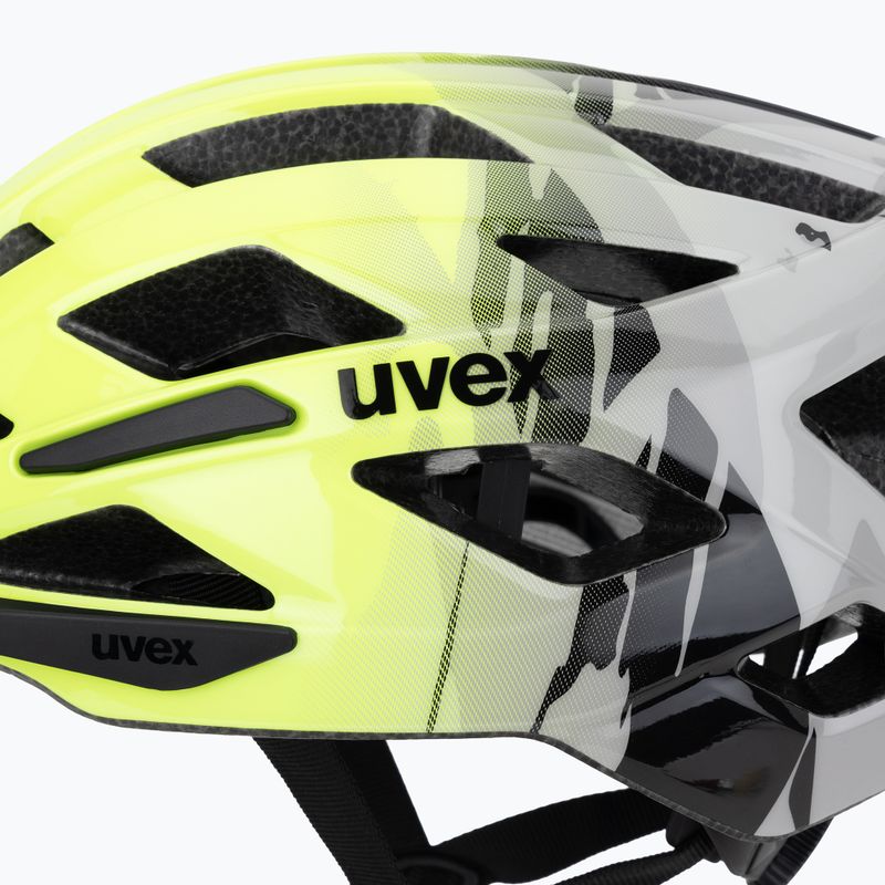 Dětská cyklistická helma UVEX Air Wing 2 neon yellow/black 7