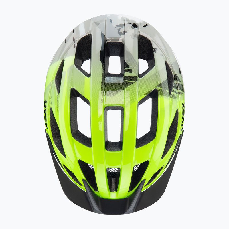 Dětská cyklistická helma UVEX Air Wing 2 neon yellow/black 4