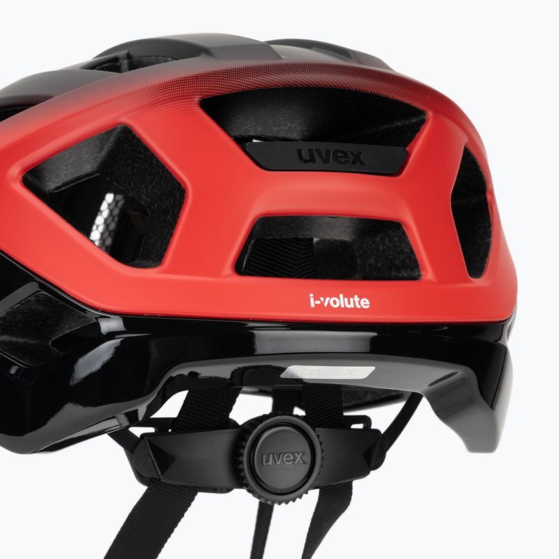 Cyklistická helma UVEX I-Volute black/red matte 8