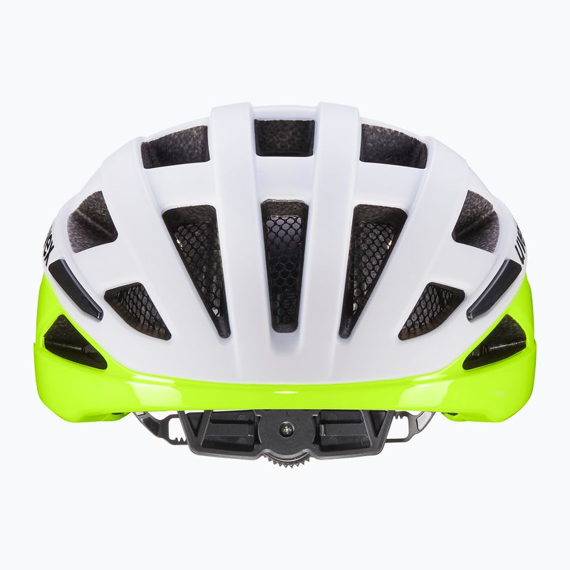 Cyklistická helma UVEX I-Volute white/neon yellow matt 2