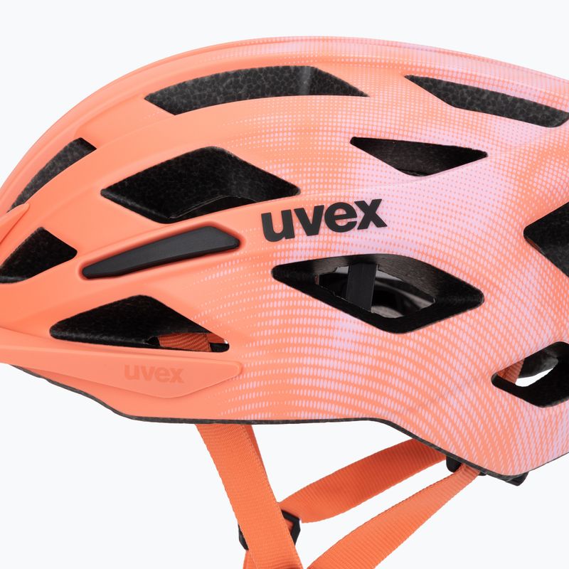 Dětská cyklistická helma UVEX Air Wing 2 CC coral/strawberry matt 7