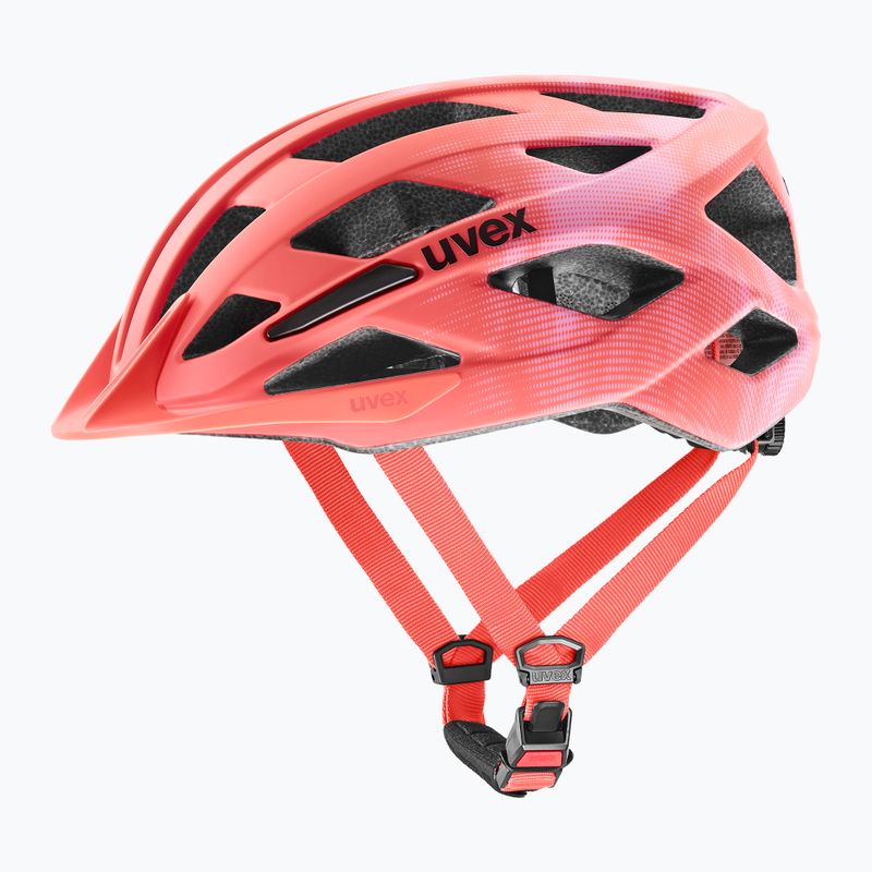 Dětská cyklistická helma UVEX Air Wing 2 CC coral/strawberry matt 8