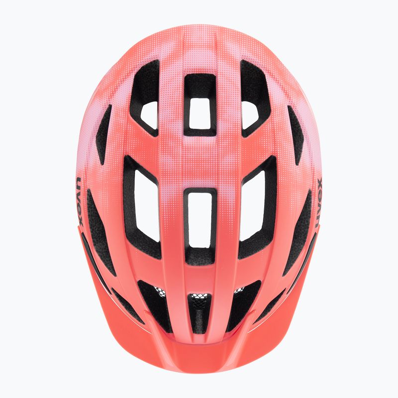 Dětská cyklistická helma UVEX Air Wing 2 CC coral/strawberry matt 11