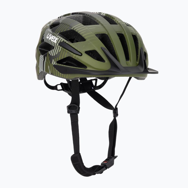 Dětská cyklistická helma UVEX Air Wing 2 CC dark olive/black matt