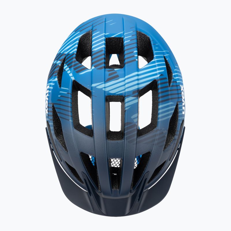 Dětská cyklistická helma UVEX Air Wing 2 CC dusk/bubble blue matt 6