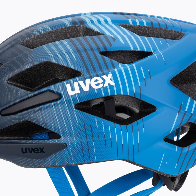 Dětská cyklistická helma UVEX Air Wing 2 CC dusk/bubble blue matt 7