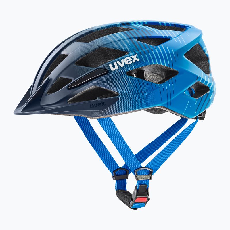 Dětská cyklistická helma UVEX Air Wing 2 CC dusk/bubble blue matt 8
