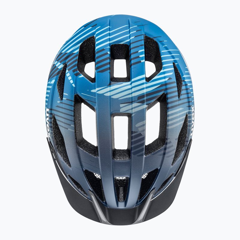 Dětská cyklistická helma UVEX Air Wing 2 CC dusk/bubble blue matt 11