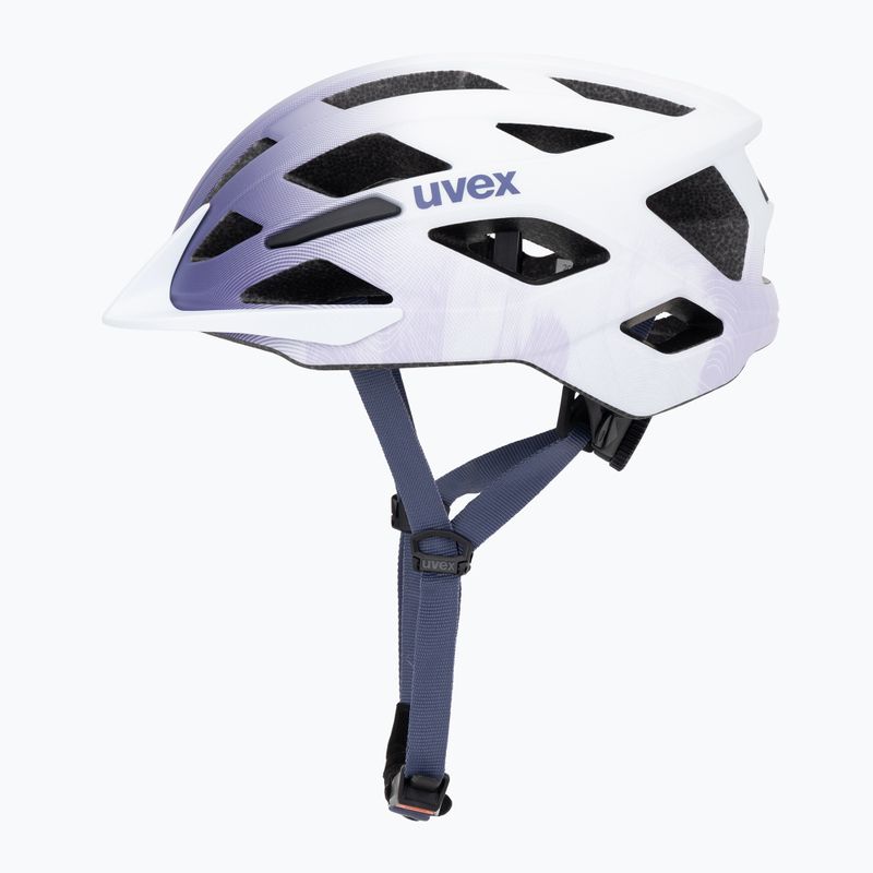 Dětská cyklistická helma UVEX Air Wing 2 CC lilac/white matt 3