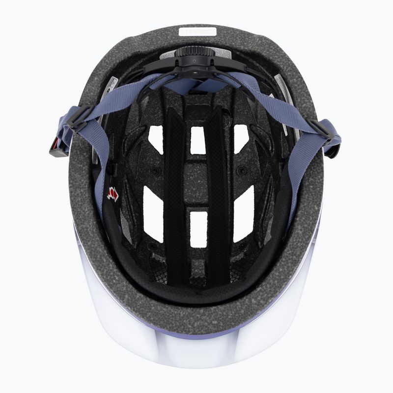 Dětská cyklistická helma UVEX Air Wing 2 CC lilac/white matt 5