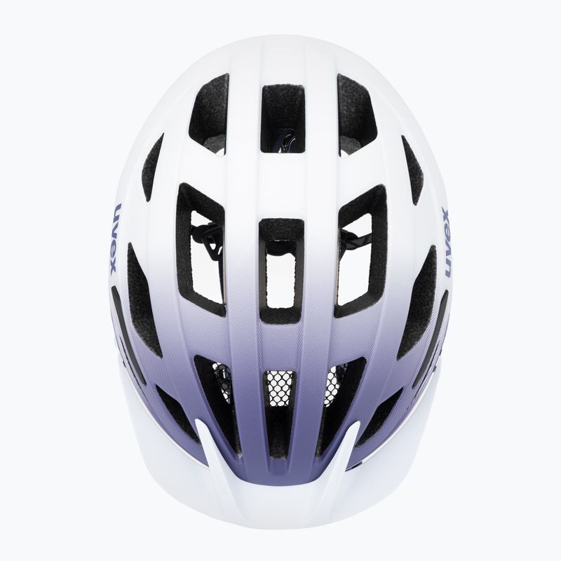 Dětská cyklistická helma UVEX Air Wing 2 CC lilac/white matt 6