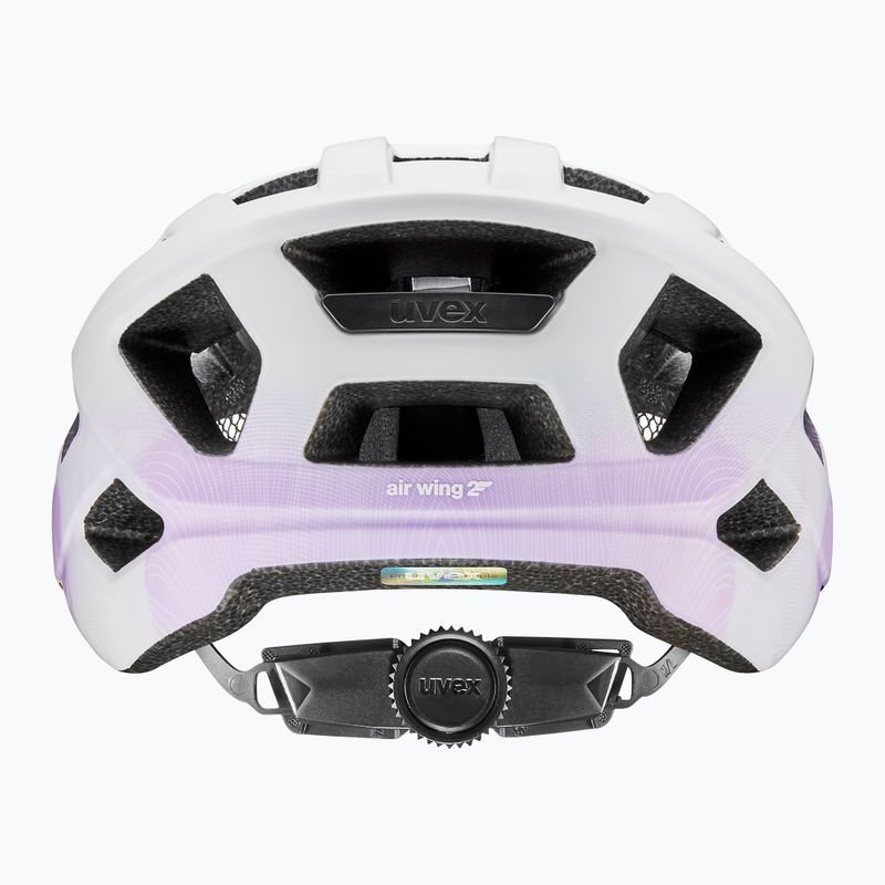 Dětská cyklistická helma UVEX Air Wing 2 CC lilac/white matt 3