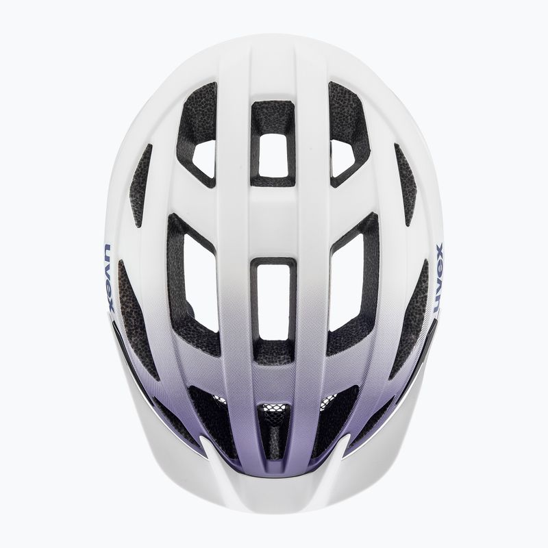 Dětská cyklistická helma UVEX Air Wing 2 CC lilac/white matt 4