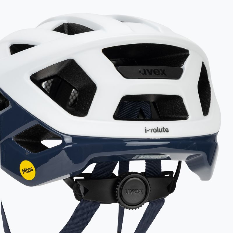 Cyklistická helma UVEX I-Volute Mips white/dusk blue matte 7