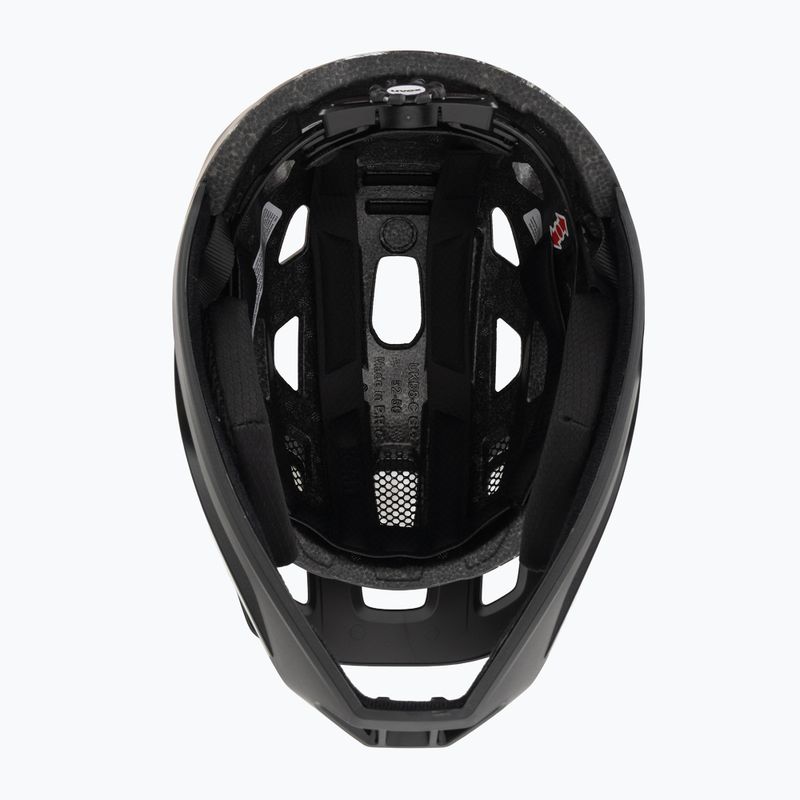 Dětská cyklistická helma UVEX React Fullface Jr black/white matt 5