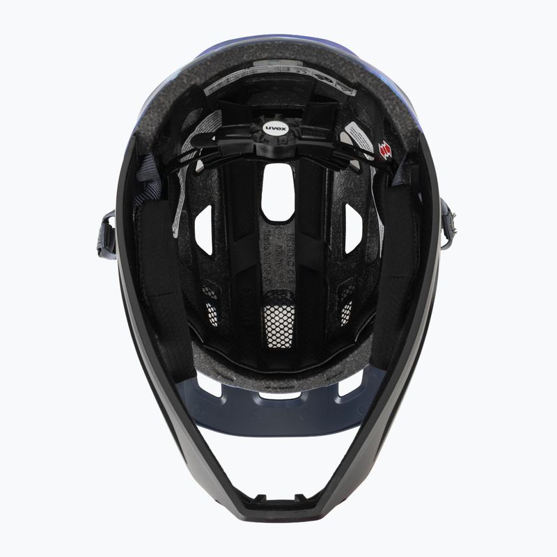 Dětská cyklistická helma UVEX React Fullface Jr dusk blue matt 5