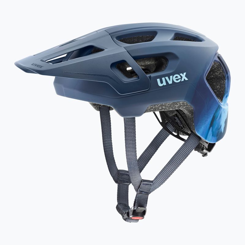 Dětská cyklistická helma UVEX React Fullface Jr dusk blue matt 2