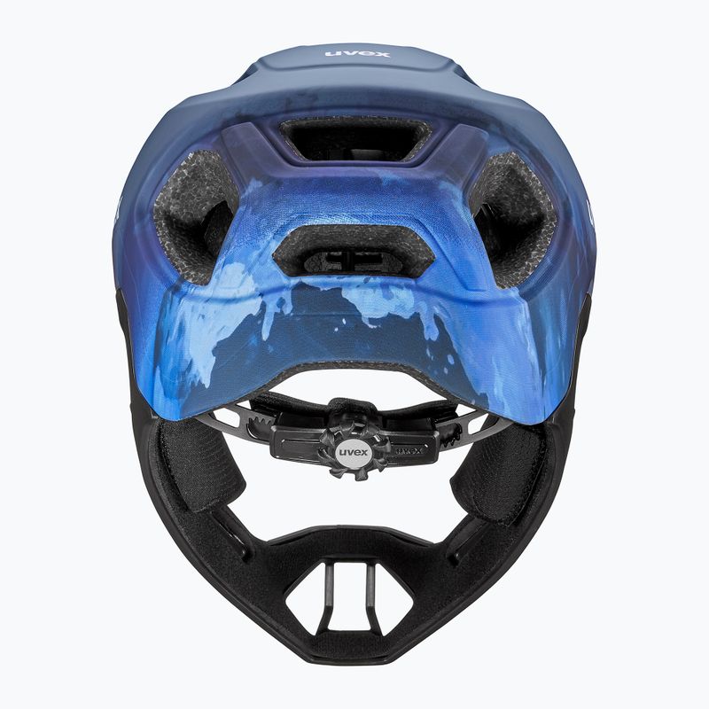 Dětská cyklistická helma UVEX React Fullface Jr dusk blue matt 4