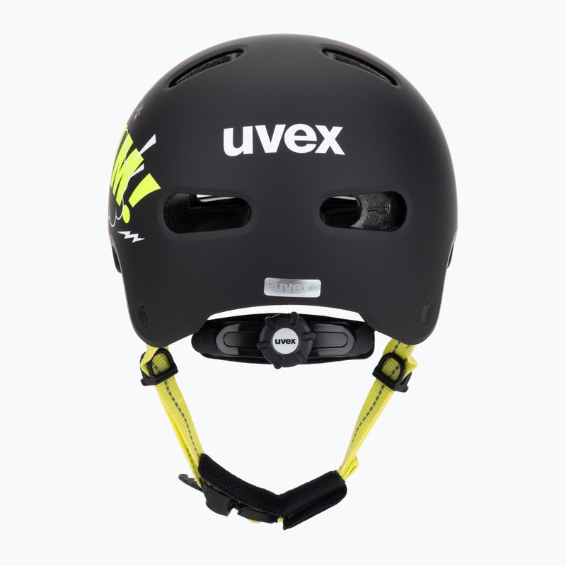 Dětská helma UVEX Kid 4 Style bam black/lime matt 4