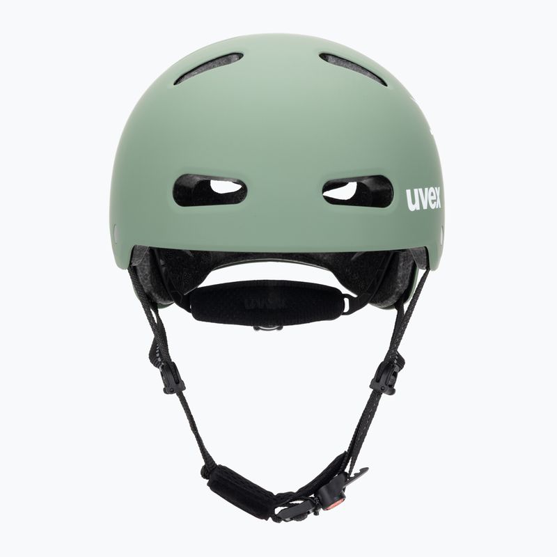 Dětská helma UVEX Kid 4 Style bam moss green/papaya matt 2
