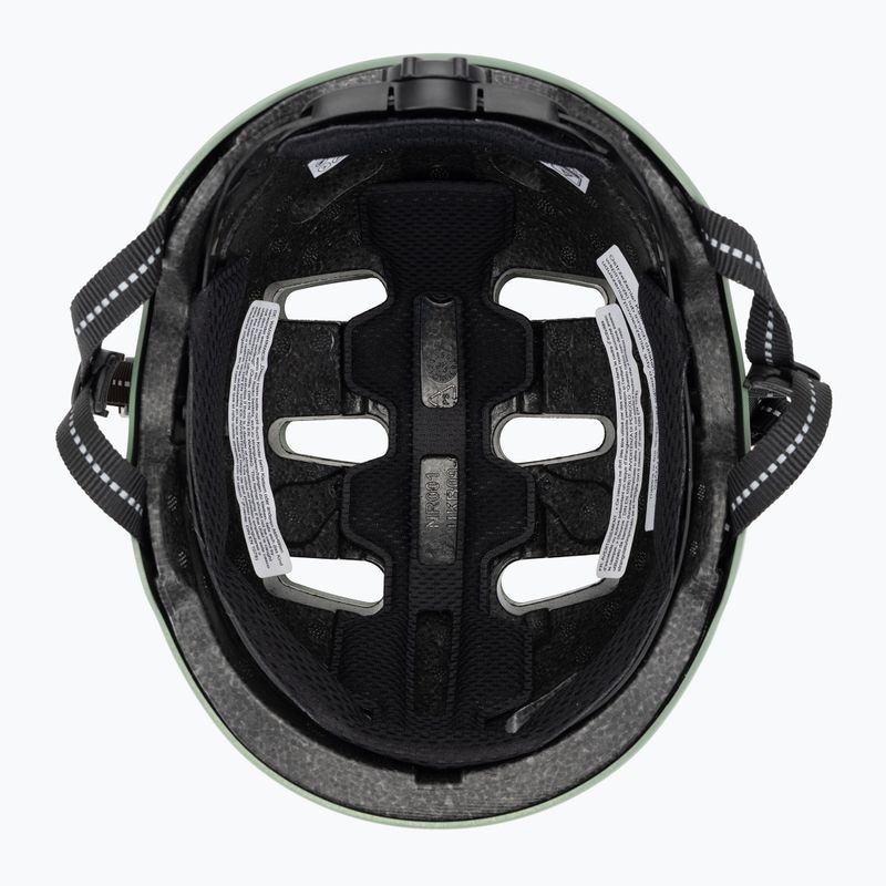 Dětská helma UVEX Kid 4 Style bam moss green/papaya matt 5