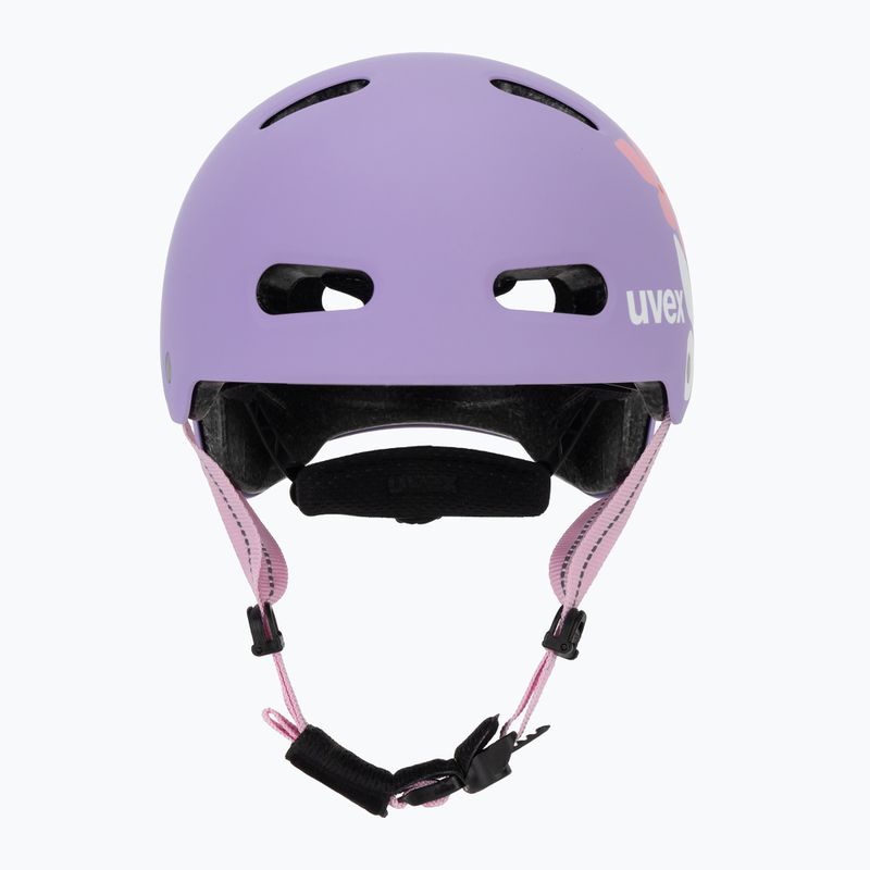 Dětská helma UVEX Kid 4 Style flower lilac matte 2