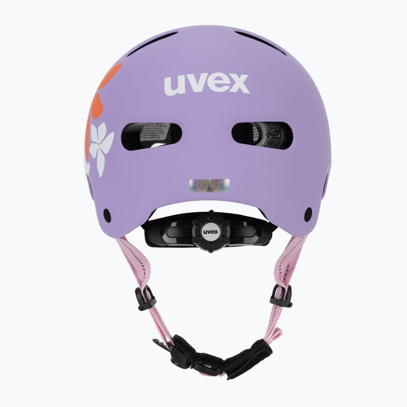 Dětská helma UVEX Kid 4 Style flower lilac matte 4