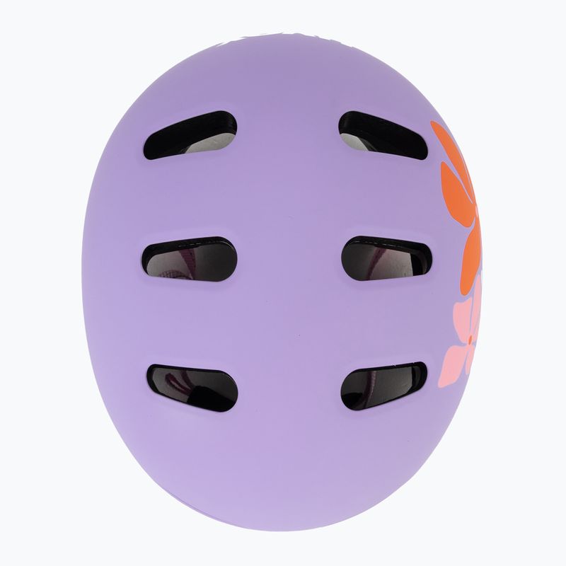 Dětská helma UVEX Kid 4 Style flower lilac matte 6