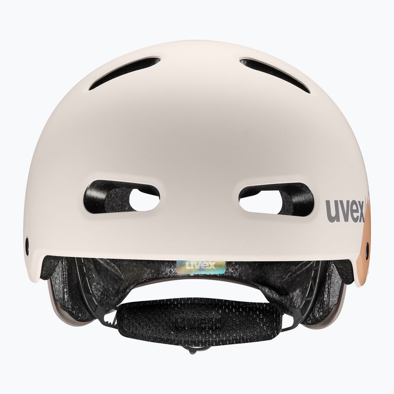 Dětská helma UVEX Kid 4 Style super hero warm grey matt 2