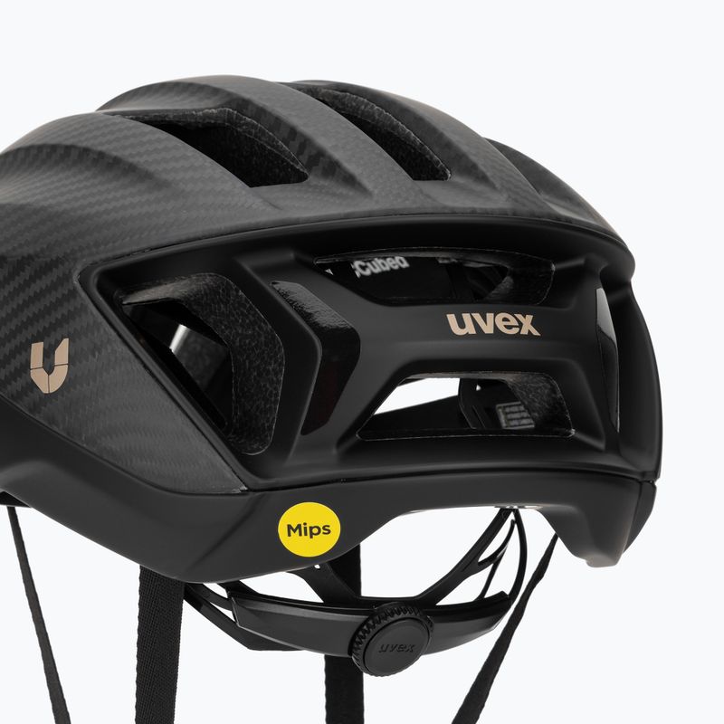 Cyklistická helma UVEX Ultimate Surge Carbon Mips all black matt 8