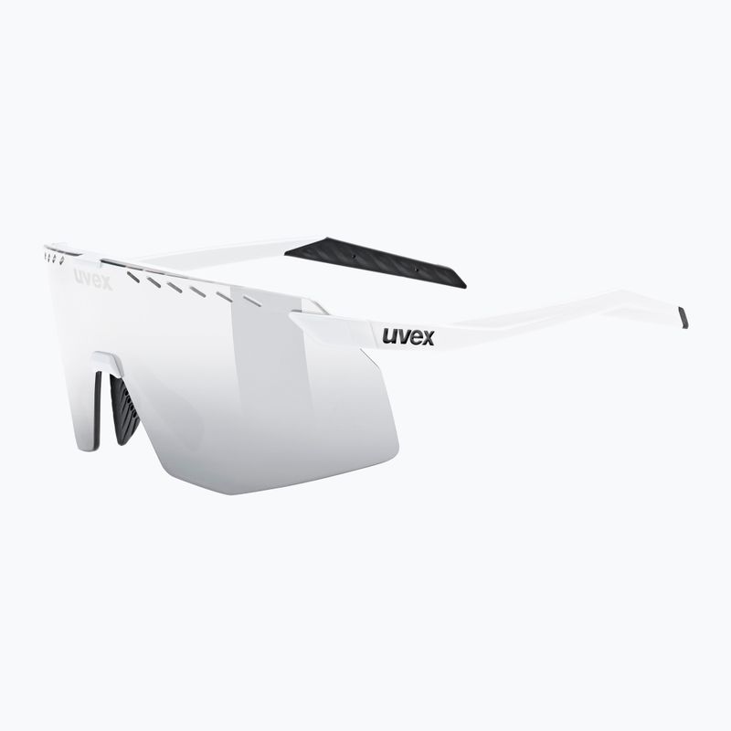 Sluneční brýle UVEX Pace Stage white matt/mirror silver