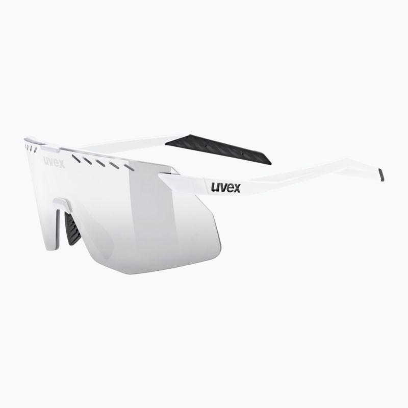 Sluneční brýle UVEX Pace Stage Small white matt/mirror silver