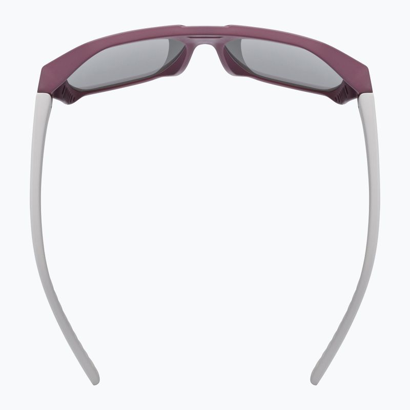 Dětské sluneční brýle UVEX Cosmic Jr cranberry/grey matt/mirror silver 4