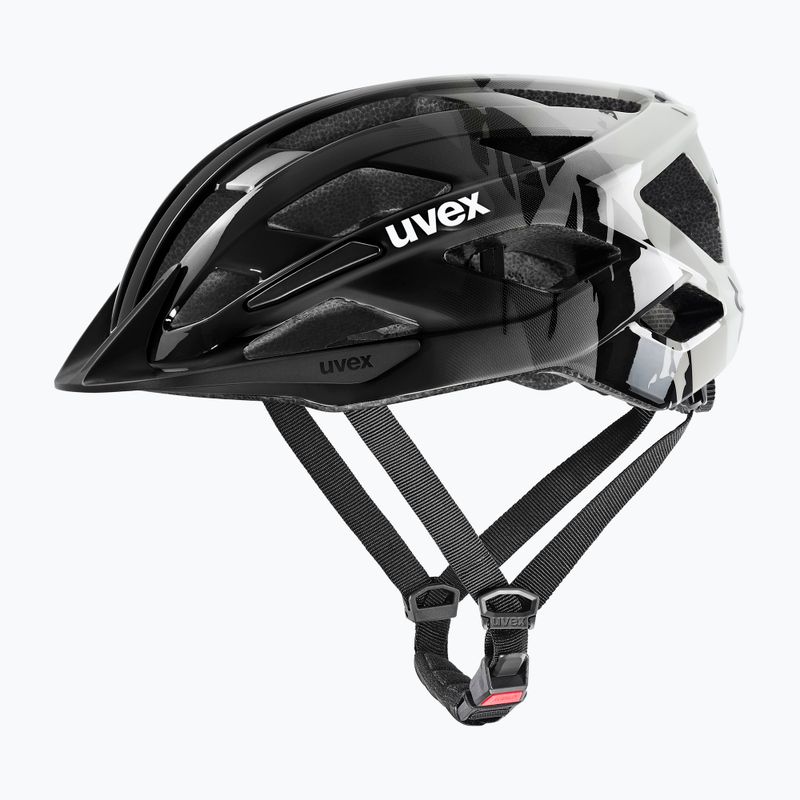 Dětská cyklistická helma UVEX Air Wing 2 warm grey/black 8