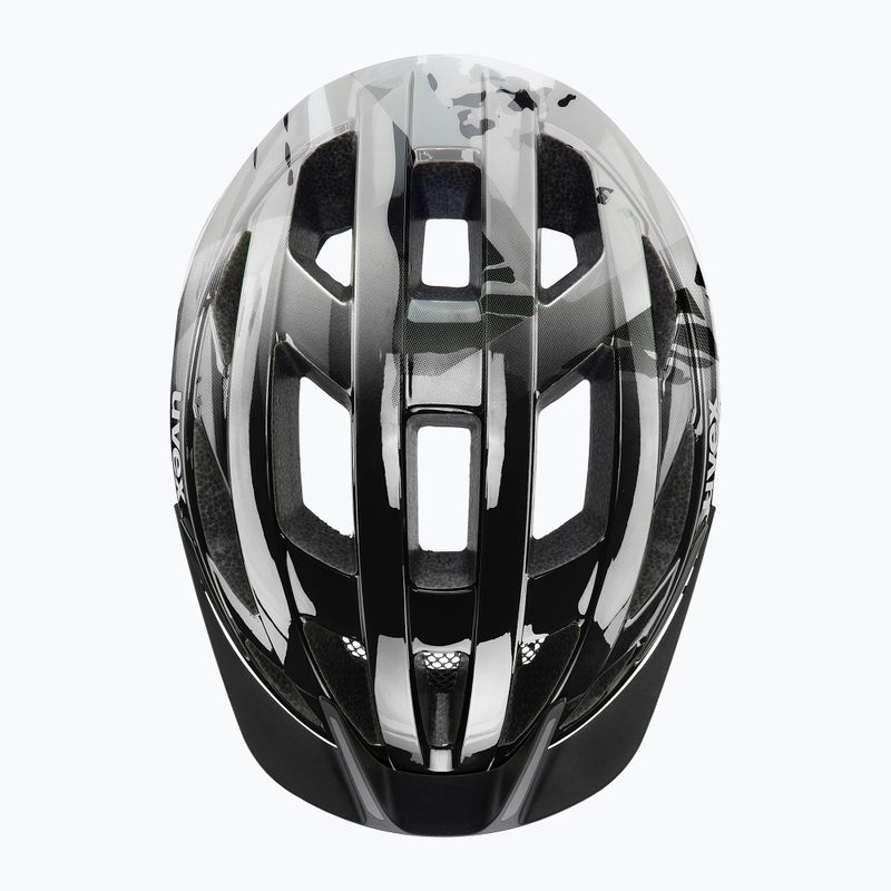 Dětská cyklistická helma UVEX Air Wing 2 warm grey/black 11