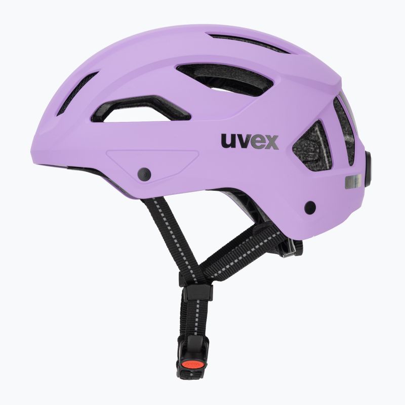 Cyklistická helma UVEX City Stride lilac matt 3