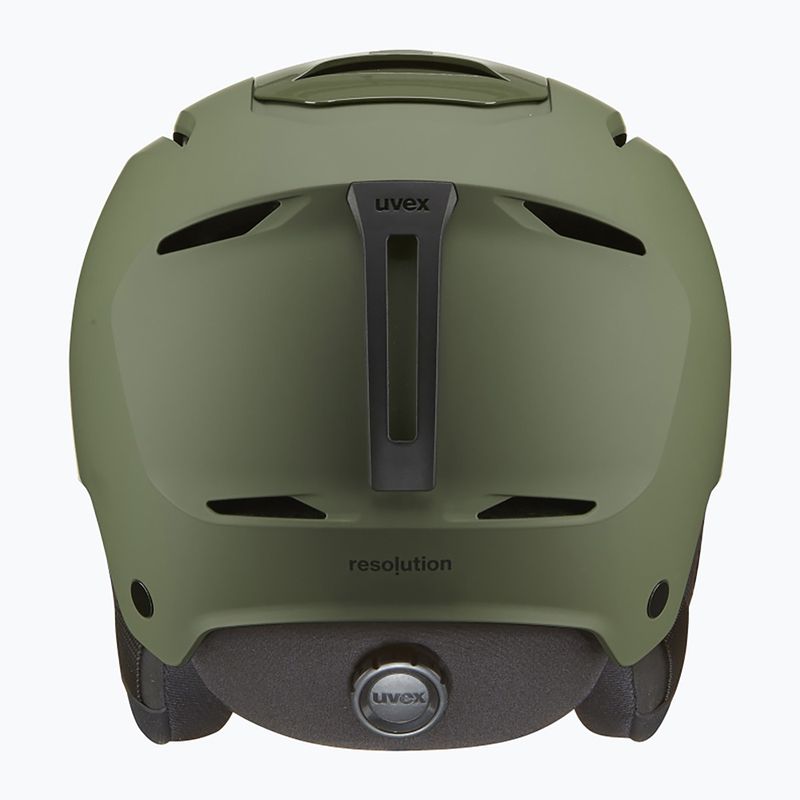 Lyžařská helma UVEX Resolution khaki matt 3
