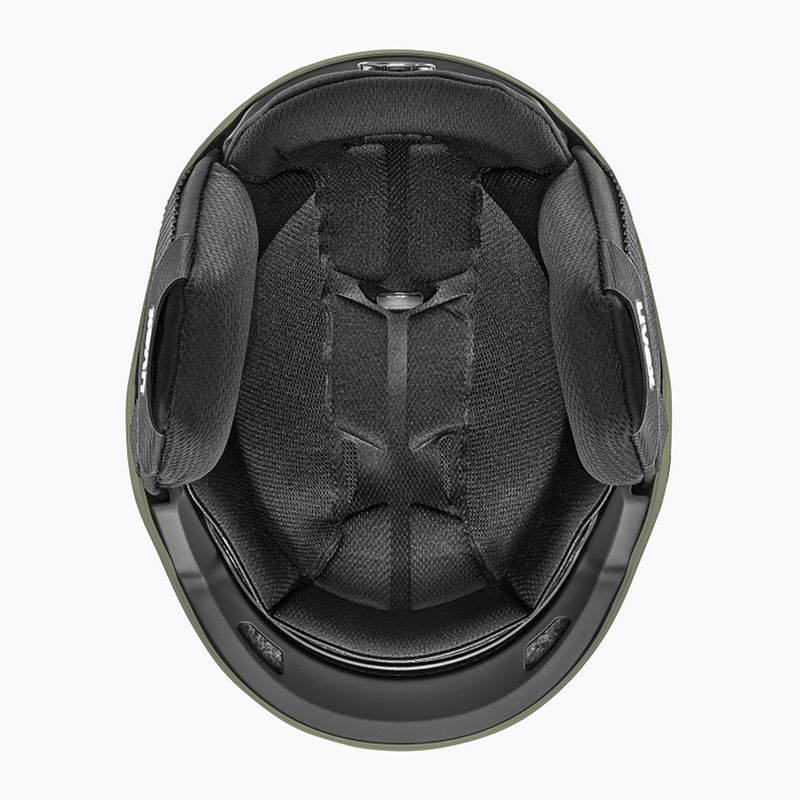 Lyžařská helma UVEX Resolution khaki matt 5