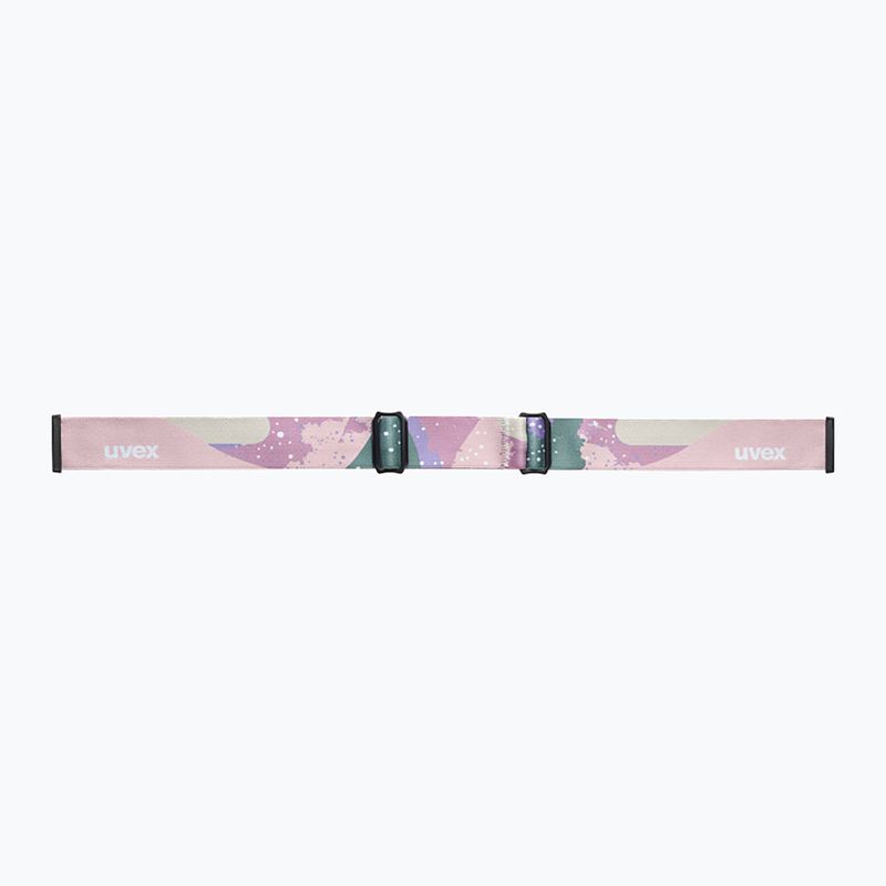 Dětské lyžařské brýle UVEX Speedy Nova FM S2 white matt/mirror rose 4