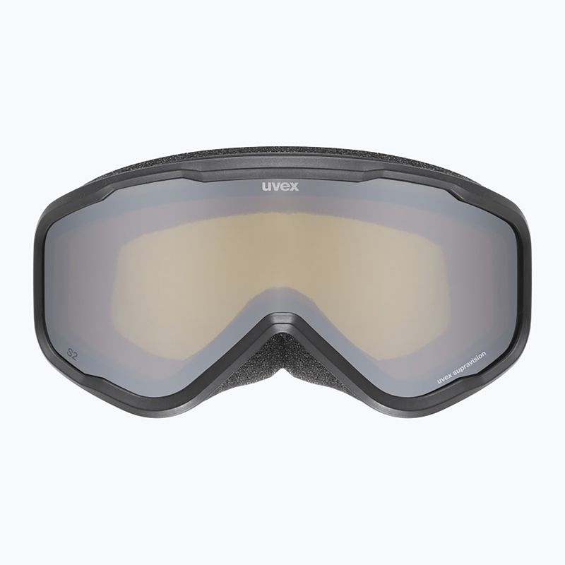 Dětské lyžařské brýle UVEX Speedy Nova FM S2 black matt/mirror silver 2