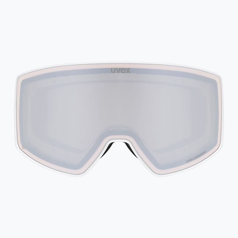 Lyžařské brýle UVEX Scenic P S0-S4 white matt/mirror silver/pola 2