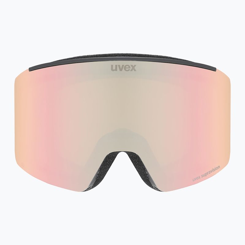 Lyžařské brýle UVEX Ignite FM S3 black matt/mirror rose 2