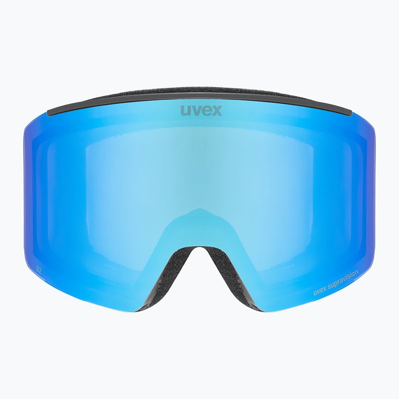 Lyžařské brýle UVEX Ignite FM S3 black matt/mirror blue 2