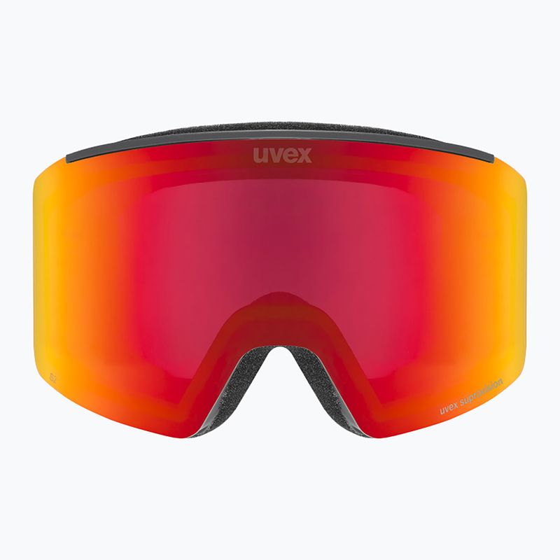 Lyžařské brýle UVEX Ignite FM S3 black matt/mirror red 2