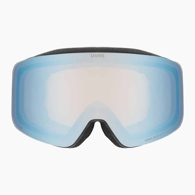 Dětské lyžařské brýle UVEX Pwdr FM Jr S2 black matt/mirror sapphire 2