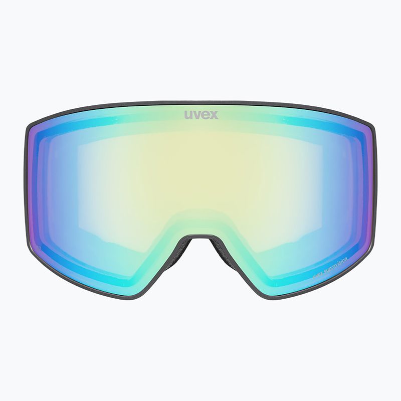 Lyžařské brýle UVEX Scenic FM S2 black matt/mirror green 2